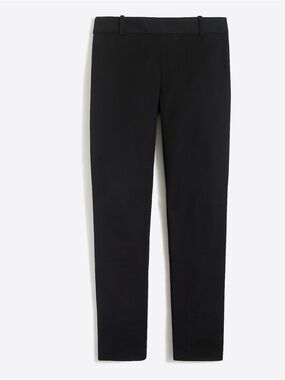 J.Crew Winnie Pants Cotton Stretch Pants Womens 6 Crop Career Black NEW 3099